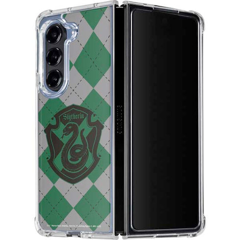 Wizarding World Harry Potter Slytherin Crest Galaxy Z Fold5 5G Clear Case